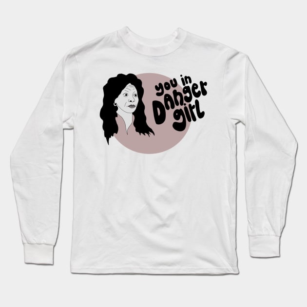 Whoopi you in danger girl Long Sleeve T-Shirt by nicole.prior@gmail.com